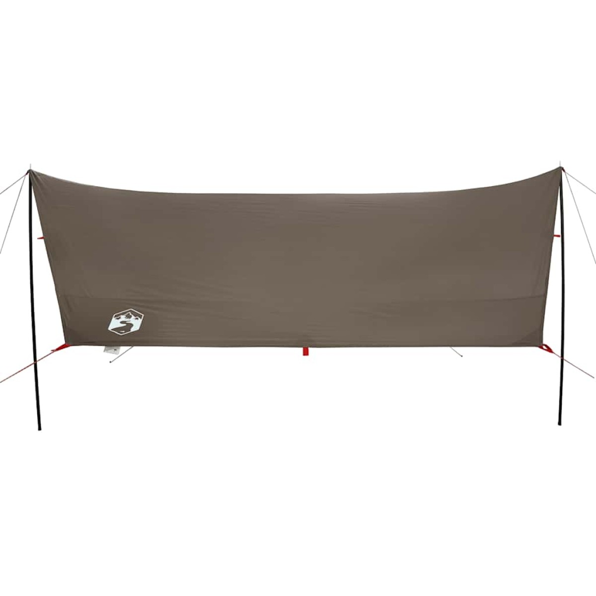 vidaXL Μουσαμάς Κάμπινγκ Αδιάβροχος Καφέ 438x376x212 εκ.