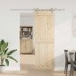 vidaXL Μηχανισμός Συρόμενης Μεσόπορτας Ασημί 183 εκ. Ανοξείδωτο Ατσάλι