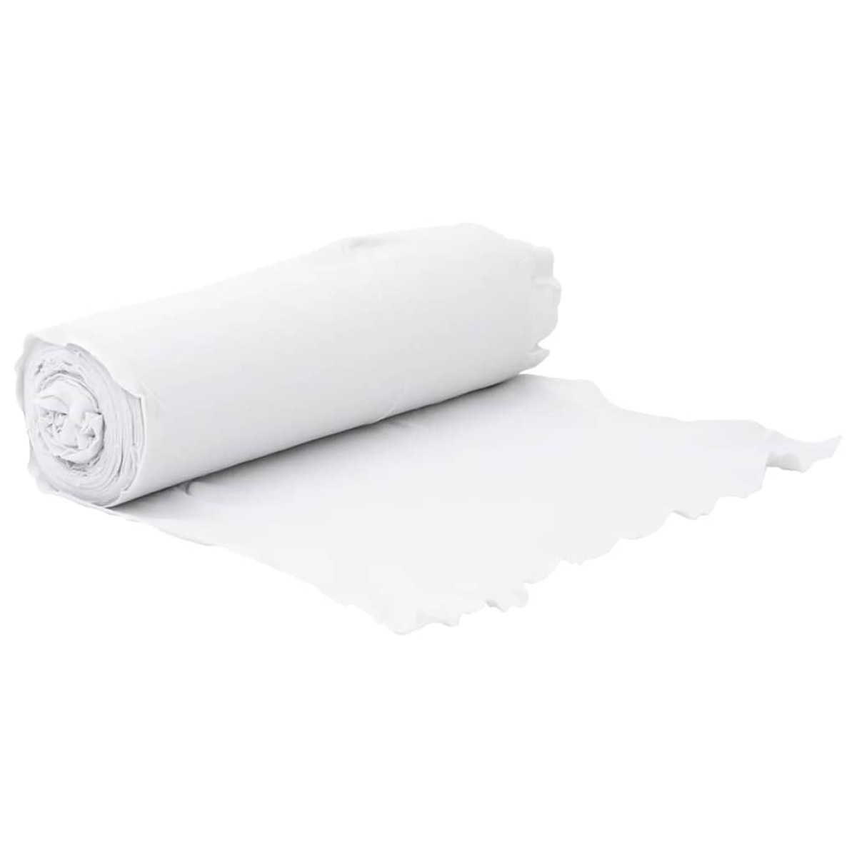 vidaXL Μεμβράνη με Γεωύφασμα Λευκή 1 x 50 μ. Πολυεστερικές Ίνες