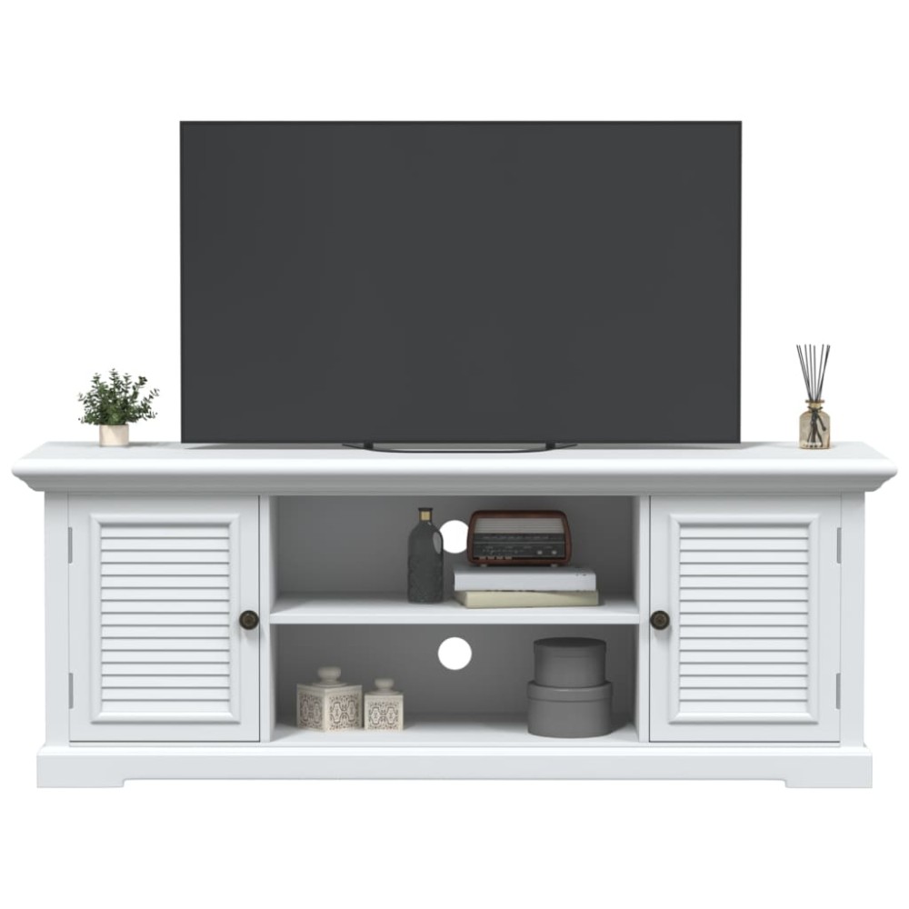 vidaXL Έπιπλο Τηλεόρασης Λευκό 110x30x41 εκ. από Επεξεργασμένο Ξύλο