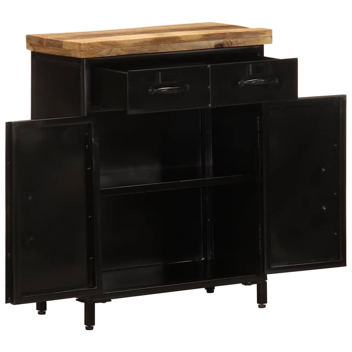 vidaXL Ντουλάπι 55 x 30 x 71 εκ. από Μασίφ Ξύλο Μάνγκο