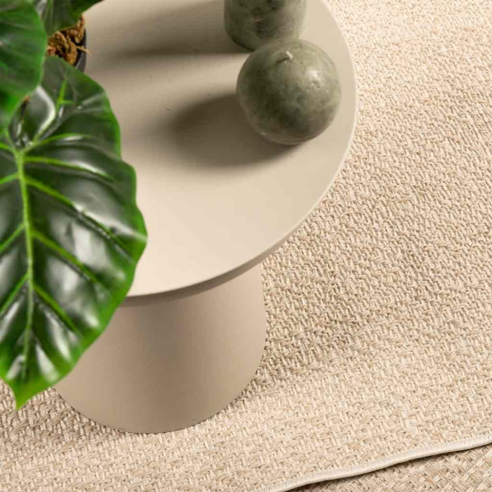 vidaXL Χαλί ZIZUR Μπεζ Όψη Γιούτας Εσωτ. & Εξωτ. Χώρου 60 x 110 εκ.