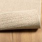vidaXL Χαλί ZIZUR Μπεζ Όψη Γιούτας Εσωτ. & Εξωτ. Χώρου 60 x 110 εκ.