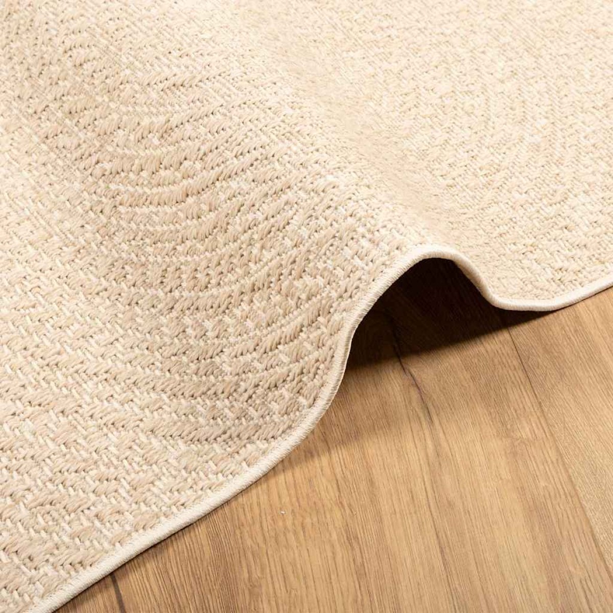 vidaXL Χαλί ZIZUR Μπεζ Όψη Γιούτας Εσωτ. & Εξωτ. Χώρου 60 x 110 εκ.