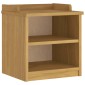 vidaXL Πάγκος διαδρόμου "SANDNES" 45x40x50 εκ.Πεύκο μασίφ ξύλο