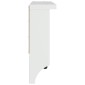 vidaXL Επίτοιχη κρεμάστρα παλτών SANDNES Λευκό 45x12x35 εκ. Πεύκο ξύλο