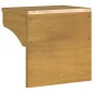 vidaXL Επίτοιχη κρεμάστρα παλτών SANDNES 43x30x42 εκ. Πεύκο μασίφ ξύλο