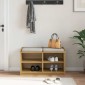 vidaXL Πάγκος διαδρόμου "SANDNES" 87x40x50 εκ. Πεύκο μασίφ ξύλο