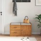 vidaXL Πάγκος διαδρόμου "SANDNES" 87x40x50 εκ. Πεύκο μασίφ ξύλο