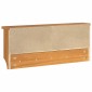 vidaXL Επίτοιχη κρεμάστρα παλτών SANDNES 87x12x35 εκ. Πεύκο μασίφ ξύλο