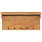 vidaXL Επίτοιχη κρεμάστρα παλτών SANDNES 87x30x42 εκ. Πεύκο μασίφ ξύλο