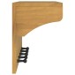 vidaXL Επίτοιχη κρεμάστρα παλτών SANDNES 87x30x42 εκ. Πεύκο μασίφ ξύλο