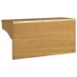 vidaXL Επίτοιχη κρεμάστρα παλτών SANDNES 87x30x42 εκ. Πεύκο μασίφ ξύλο