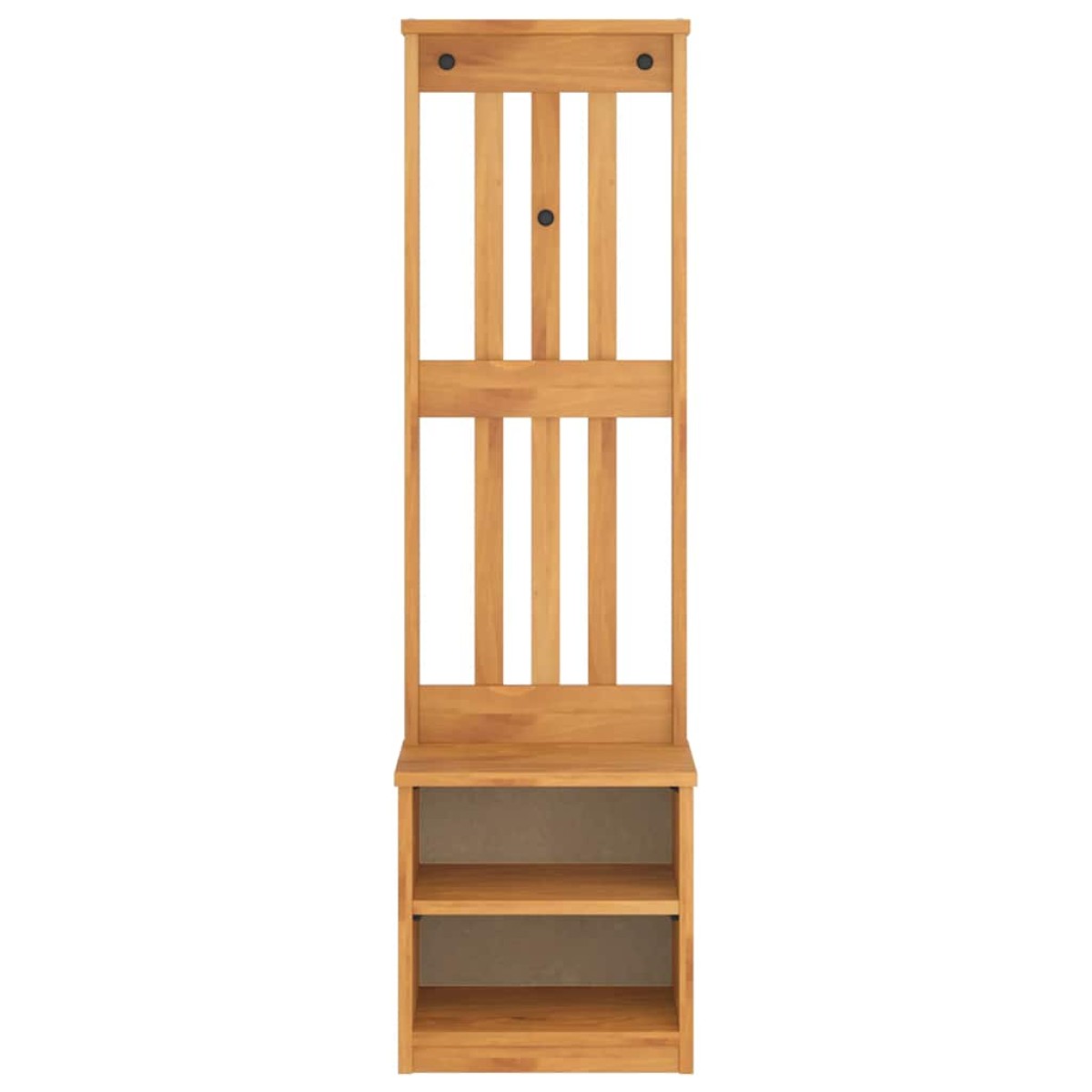 vidaXL Δέντρο χωλ "SANDNES" 45x40x159,5 εκ.Πεύκο μασίφ ξύλο