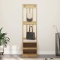 vidaXL Δέντρο χωλ "SANDNES" 45x40x159,5 εκ.Πεύκο μασίφ ξύλο