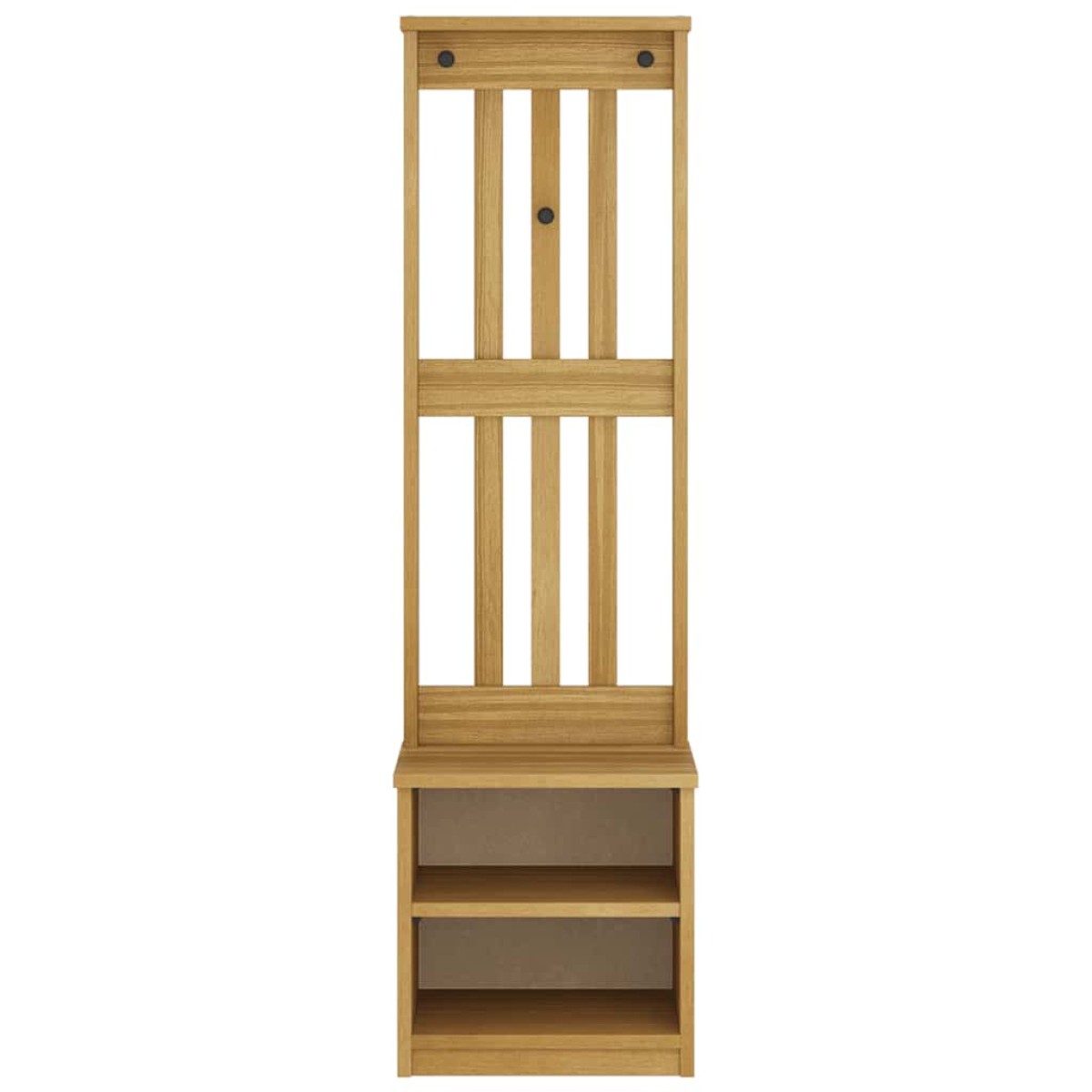vidaXL Δέντρο χωλ "SANDNES" 45x40x159,5 εκ.Πεύκο μασίφ ξύλο