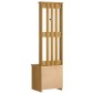 vidaXL Δέντρο χωλ "SANDNES" 45x40x159,5 εκ.Πεύκο μασίφ ξύλο