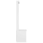 vidaXL Δέντρο χωλ SANDNES Λευκό 45x40x159,5 εκ. Πεύκο μασίφ ξύλο
