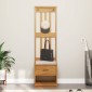 vidaXL Δέντρο χωλ "SANDNES" 45x40x159,5 εκ.Πεύκο μασίφ ξύλο