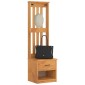 vidaXL Δέντρο χωλ "SANDNES" 45x40x159,5 εκ.Πεύκο μασίφ ξύλο
