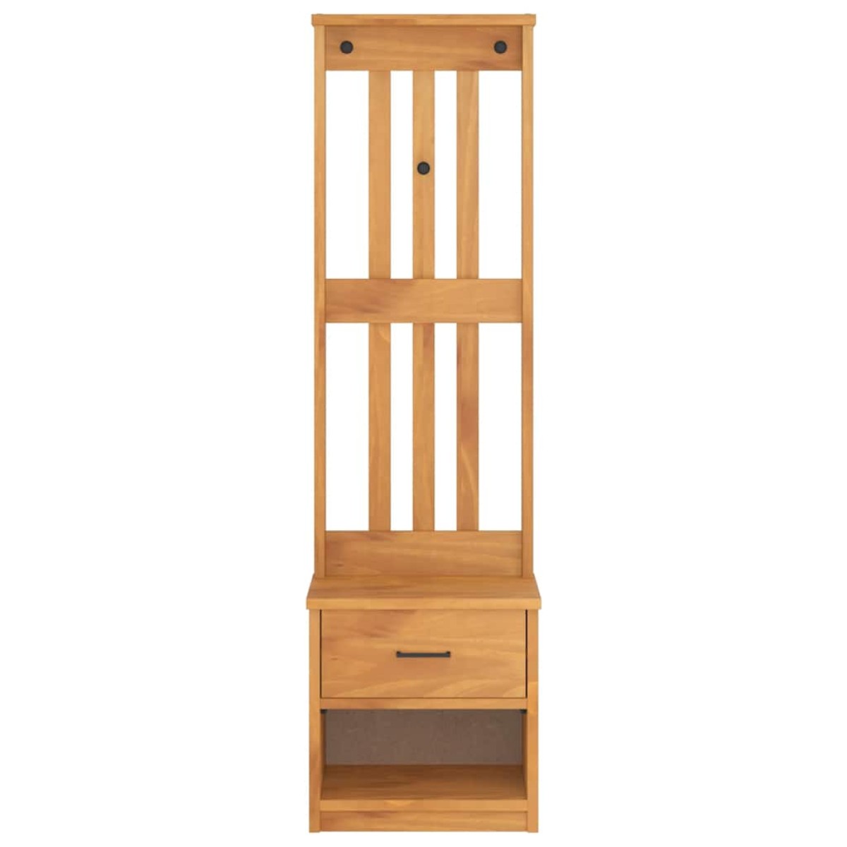 vidaXL Δέντρο χωλ "SANDNES" 45x40x159,5 εκ.Πεύκο μασίφ ξύλο