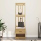 vidaXL Δέντρο χωλ "SANDNES" 45x40x159,5 εκ.Πεύκο μασίφ ξύλο