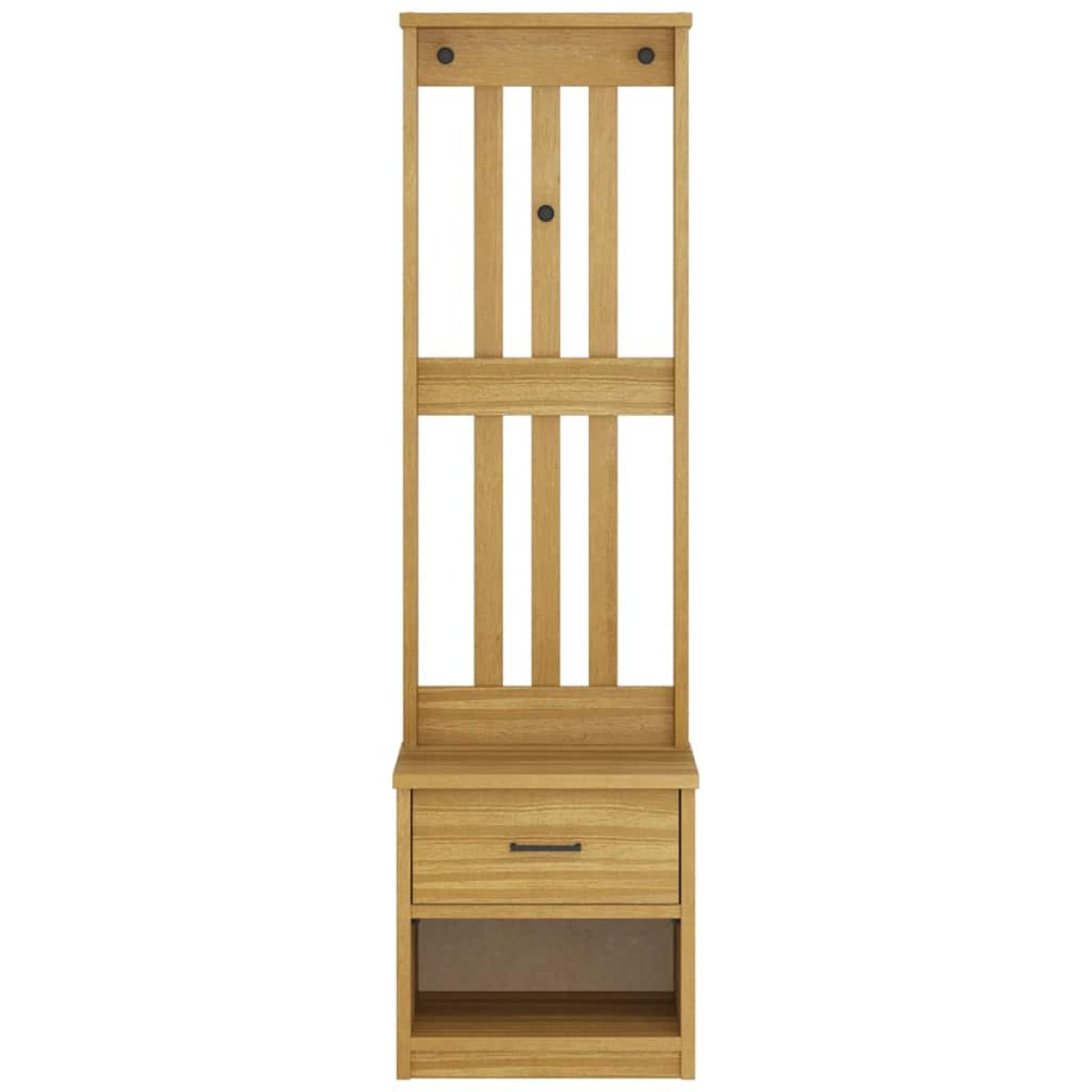 vidaXL Δέντρο χωλ "SANDNES" 45x40x159,5 εκ.Πεύκο μασίφ ξύλο
