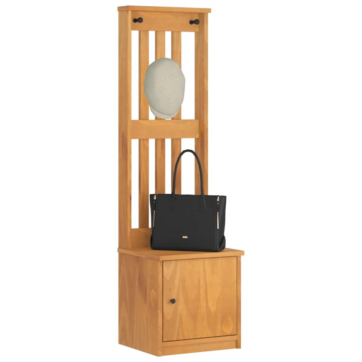 vidaXL Δέντρο χωλ "SANDNES" 45x40x159,5 εκ.Πεύκο μασίφ ξύλο