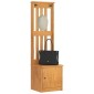 vidaXL Δέντρο χωλ "SANDNES" 45x40x159,5 εκ.Πεύκο μασίφ ξύλο