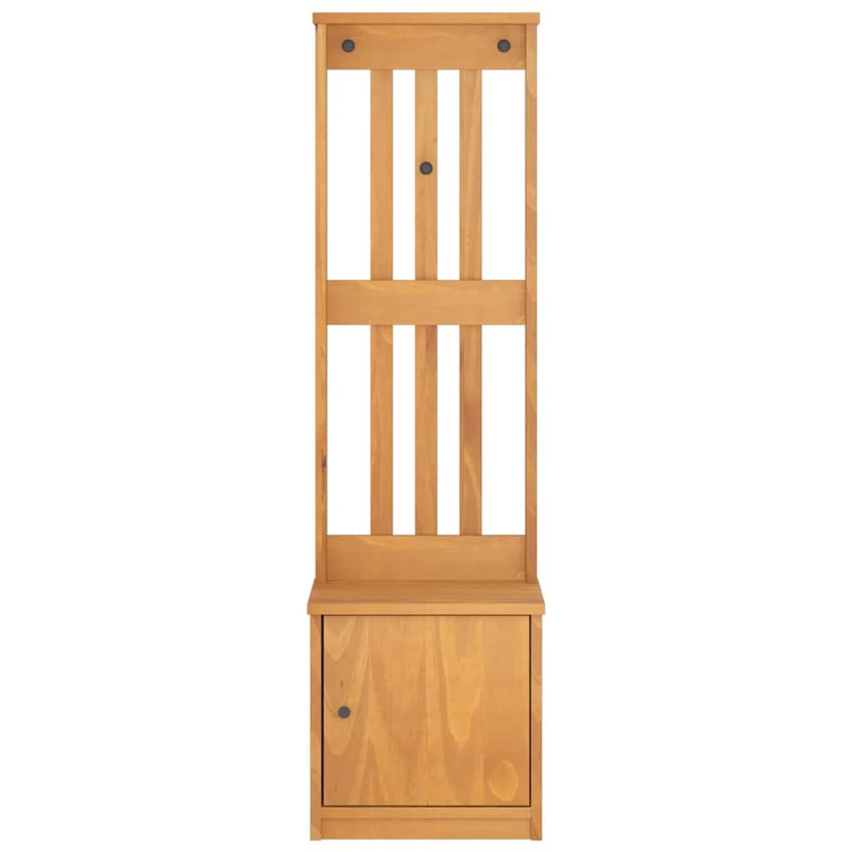 vidaXL Δέντρο χωλ "SANDNES" 45x40x159,5 εκ.Πεύκο μασίφ ξύλο