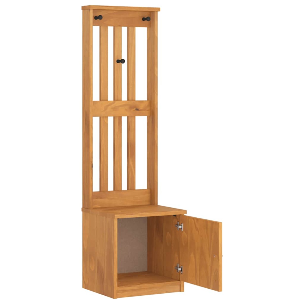 vidaXL Δέντρο χωλ "SANDNES" 45x40x159,5 εκ.Πεύκο μασίφ ξύλο