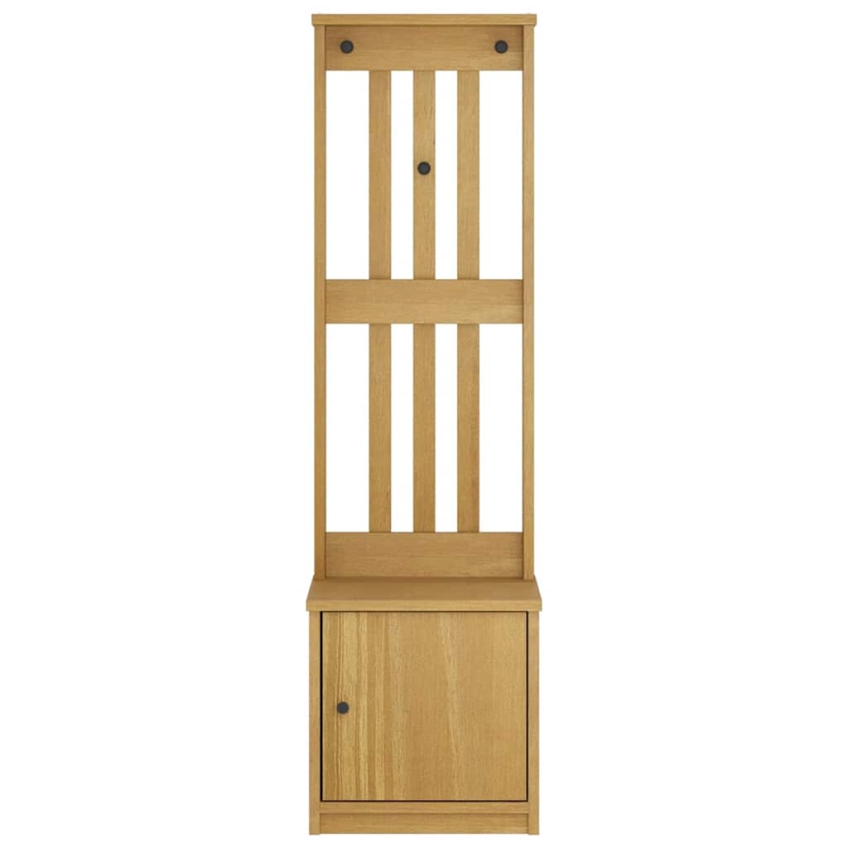 vidaXL Δέντρο χωλ "SANDNES" 45x40x159,5 εκ.Πεύκο μασίφ ξύλο