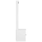 vidaXL Δέντρο χωλ SANDNES Λευκό 45x40x159,5 εκ. Πεύκο μασίφ ξύλο