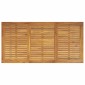 vidaXL Τραπέζι Κήπου Γκρι 160 x 80 x 75 cm Στερεό Ξύλο Ακακίας