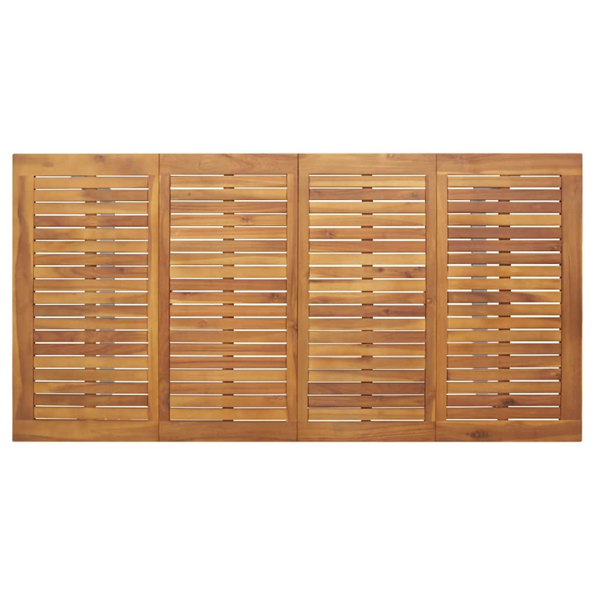 vidaXL Τραπέζι Κήπου Γκρι 180 x 90 x 75 cm Στερεό Ξύλο Ακακίας