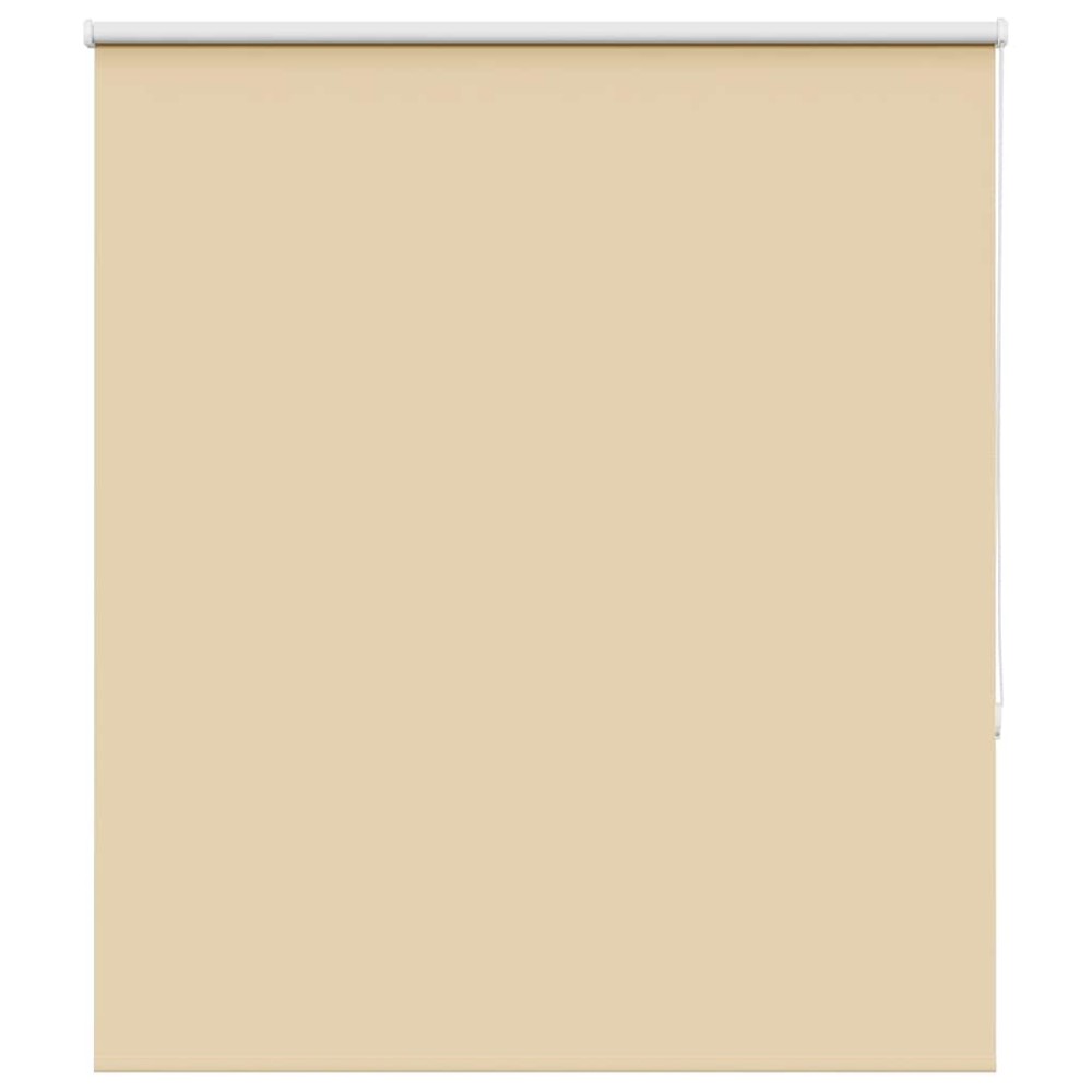 vidaXL Ρολέρ Μπλακάουτ Μπεζ 125x130 cm Πλάτος υφάσματος 121,6 cm