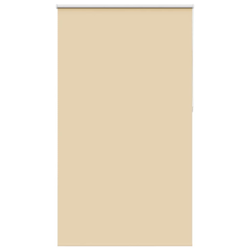 vidaXL Roller Blind Blackout Μπεζ 130x210 cm Πλάτος υφάσματος 126,6cm