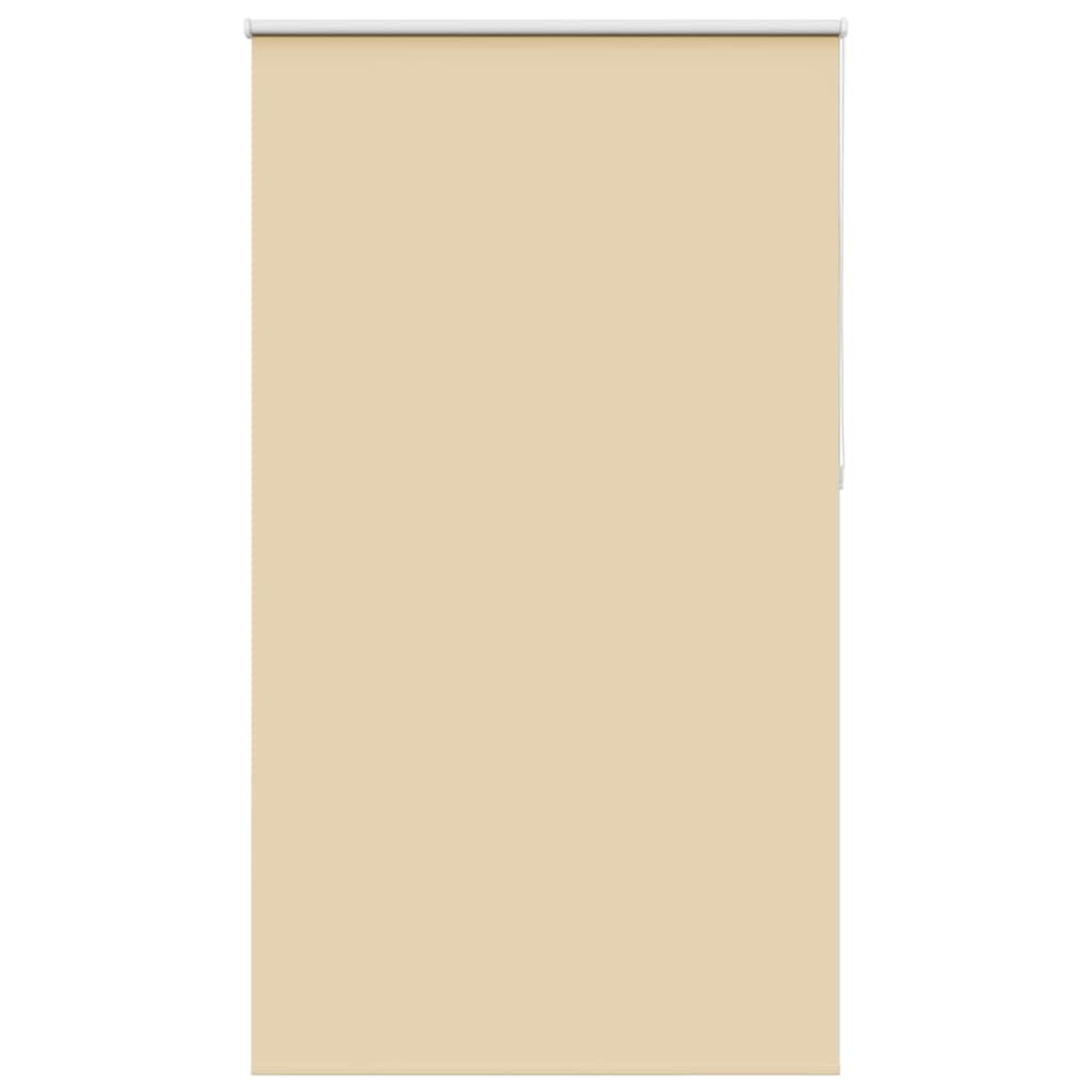 vidaXL Roller Blind Blackout Μπεζ 130x210 cm Πλάτος υφάσματος 126,6cm