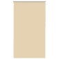 vidaXL Roller Blind Blackout Μπεζ 130x210 cm Πλάτος υφάσματος 126,6cm