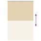 vidaXL Roller Blind Blackout Μπεζ 165x230 cm Πλάτος υφάσματος 161,6cm