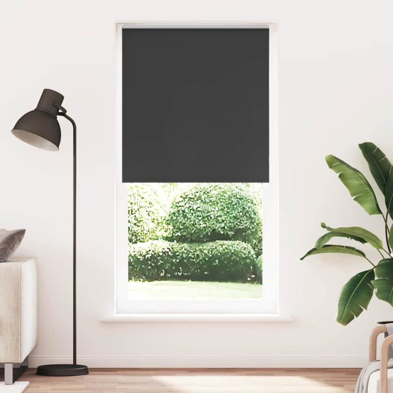 vidaXL Ρολέρ Μπλακάουτ Μαύρο 115x230 cm Πλάτος υφάσματος 110,7 cm