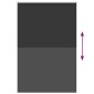 vidaXL Roller Blind Blackout Μαύρο 155x230 cm Πλάτος υφάσματος 151,6cm
