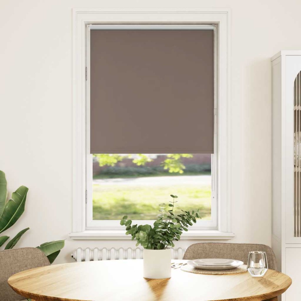 vidaXL Στόρι Συσκότισης Καφέ 80x130 εκ. Πλάτος Υφάσματος 75,7 εκ. Πολυεστέρας