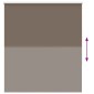 vidaXL Ρολέρ Μπλακάουτ Coffee 120x130 εκ. Πλάτος υφάσματος 116,6 εκ.