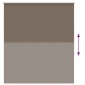 vidaXL Ρολέρ Μπλακάουτ Coffee 125x130 εκ. Πλάτος υφάσματος 121,6 εκ.