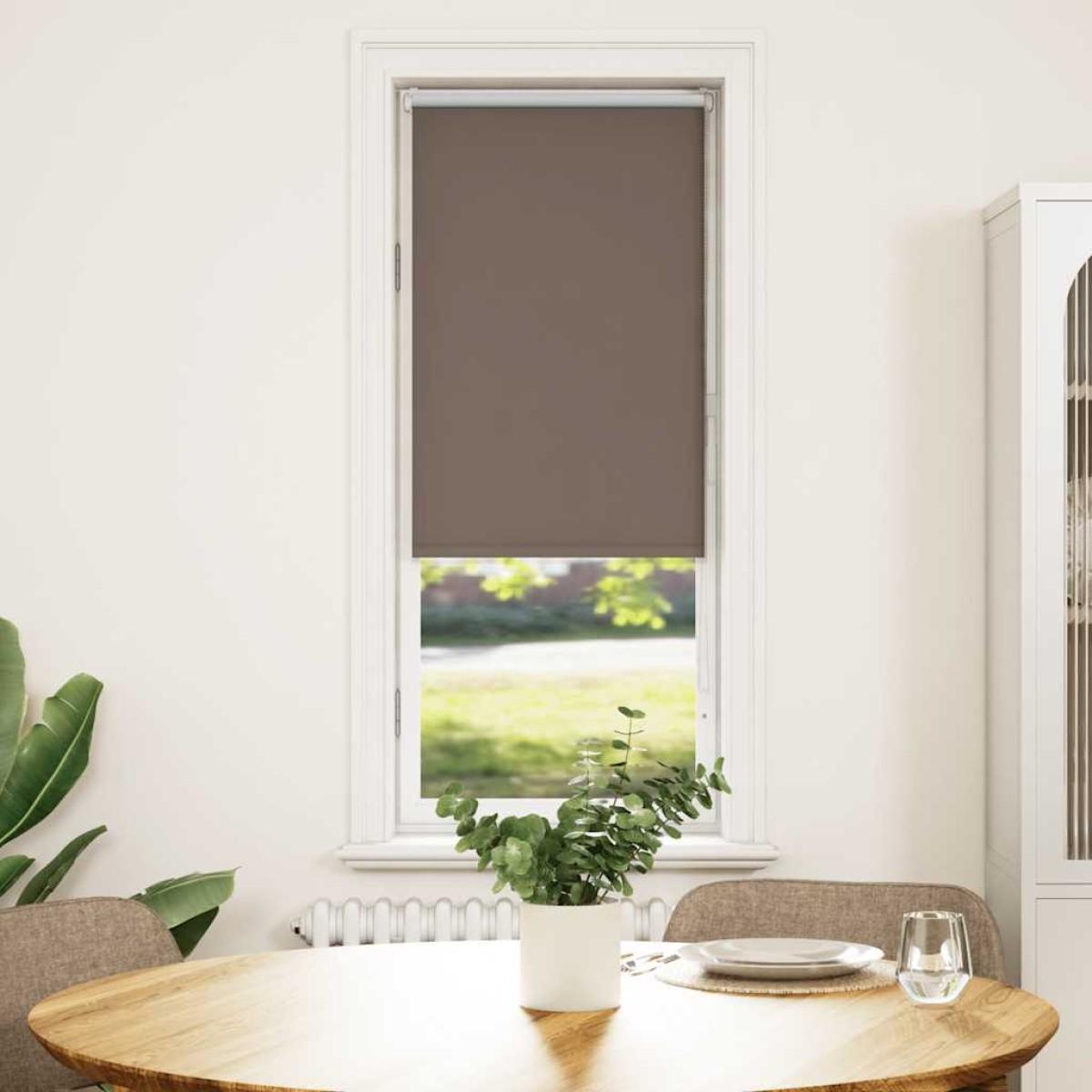 vidaXL Στόρι Συσκότισης Καφέ 50x175 εκ. Πλάτος Υφάσματος 45,7 εκ. Πολυεστέρας