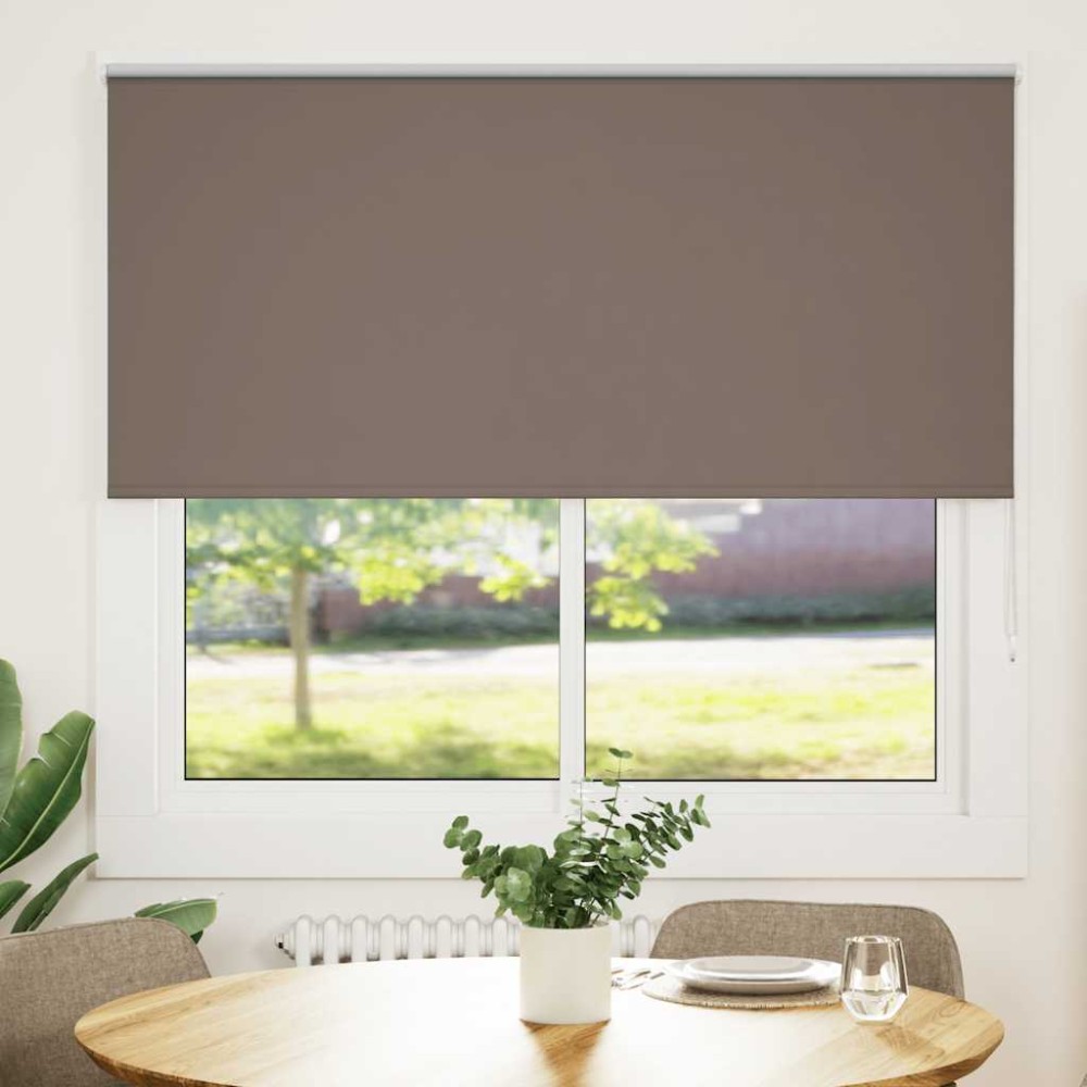 vidaXL Στόρι Συσκότισης Καφέ 165x175 εκ. Πλάτος Υφάσματος 161,6 εκ. Πολυεστέρας