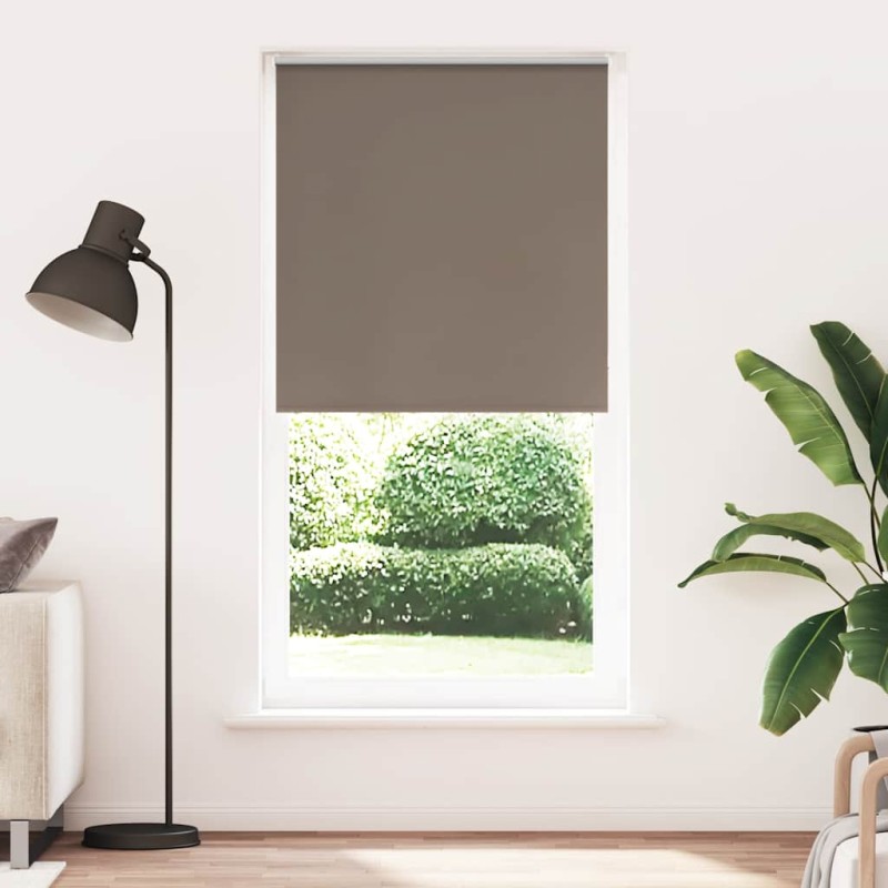 vidaXL Στόρι Συσκότισης Καφέ 115x210 εκ. Πλάτος Υφάσματος 110,7 εκ. Πολυεστέρας