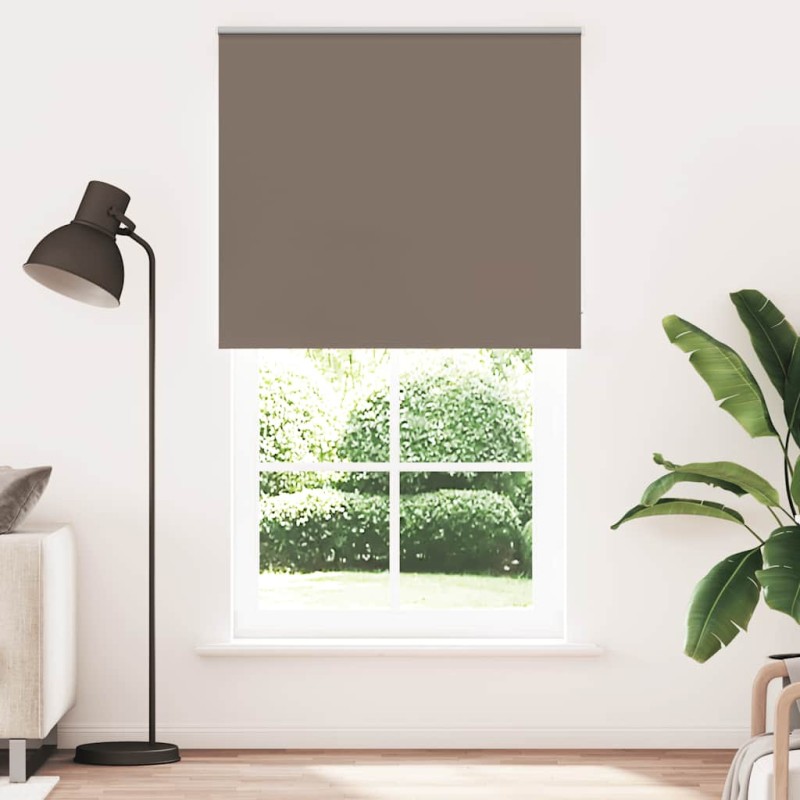 vidaXL Στόρι Συσκότισης Καφέ 125x210 εκ. Πλάτος Υφάσματος 121,6 εκ. Πολυεστέρας