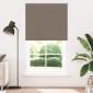 vidaXL Στόρι Συσκότισης Καφέ 140x210 εκ. Πλάτος Υφάσματος 136,6 εκ. Πολυεστέρας